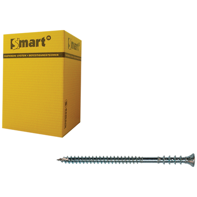 Pgb-europe smart | zelfb. regelschroef smart vzk 6x70 zn | 100 st sm0asf0010600703