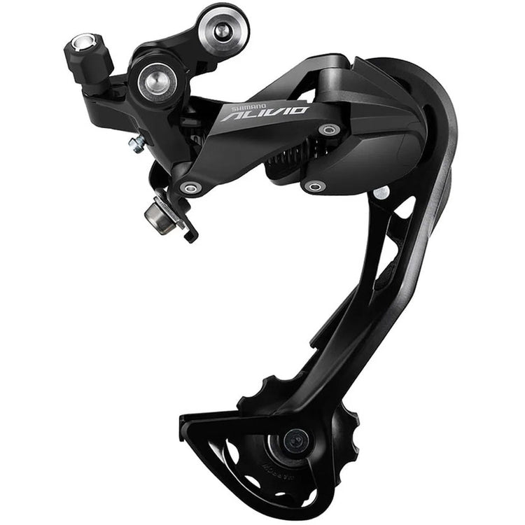 Shimano achterderailleur alivio 9v lange kooi zwart oem