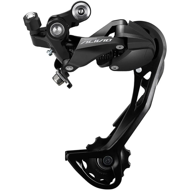 Shimano achterderailleur alivio 9v lange kooi zwart oem
