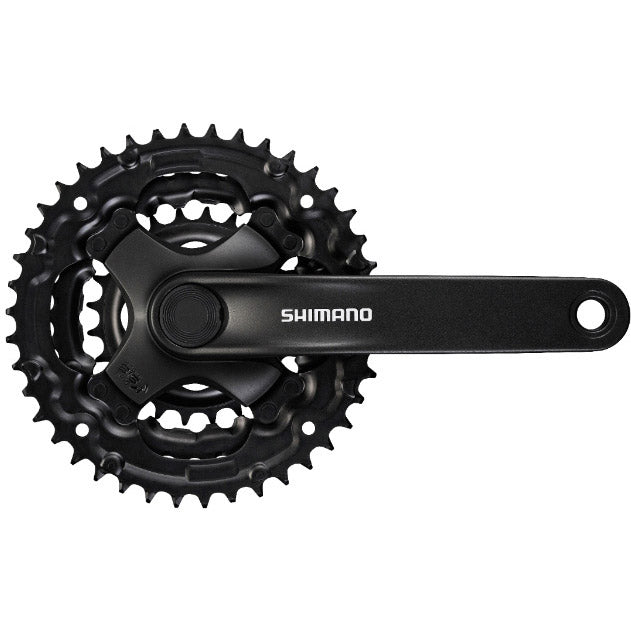 Shimano Crankset Y301 6 7 8v 42 34 24t 170mm -7mm zwart