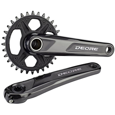 Shimano crankset deore 12v 32t 175mm zwart oem