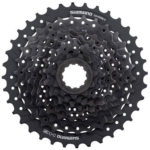 Shimano cassette 9v 11-36t hg20 zwart