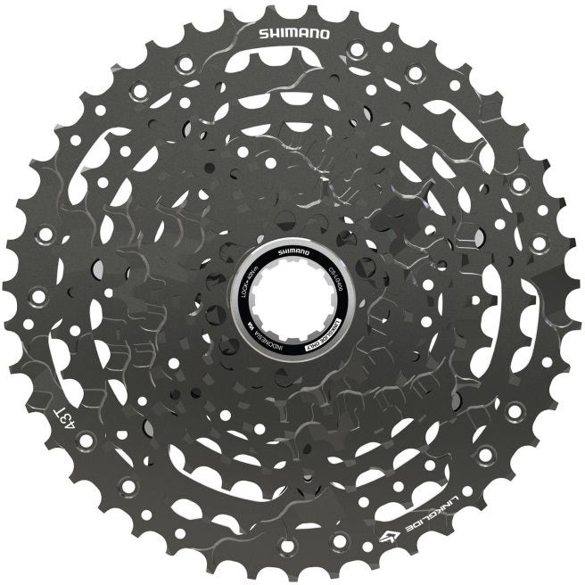 Shimano cassette cues 10v 11-43t linkglide zwart
