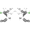 Shimano naamplaatje st-r7020 links inclusief montageset