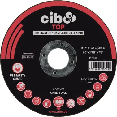 Cibo dss 125x1.6x22.2 toplijn | 25 stuks