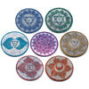 Zeepsteen chakra ronde wierookhouder