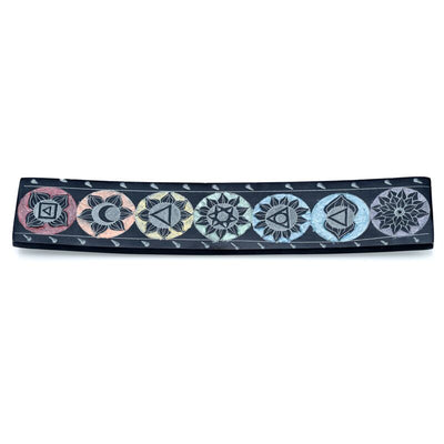 Zeepsteen chakra wierookhouder