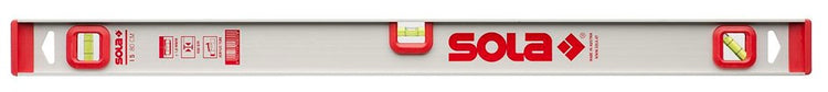 Sola alu-waterpas i-prof. met 45° libel i5 40, 40cm 3 libellen 1,00mm m zilver - 01254501 - 01254501