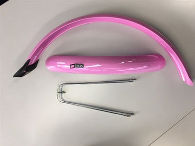 Eurofender Stel spatborden 20 inch 58mm pvc roze eurofender