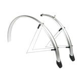 spatbordenset Rapido 28 inch 46 mm kunststof zilver - afbeelding 1