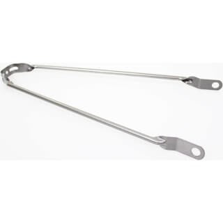 Spatbordstang 26sp grijs zilver