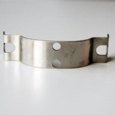 Spatbord-stang bev.beugel in spatbord