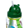 Ecozen kinder waterfles 450ml flip straw dinosauria jr