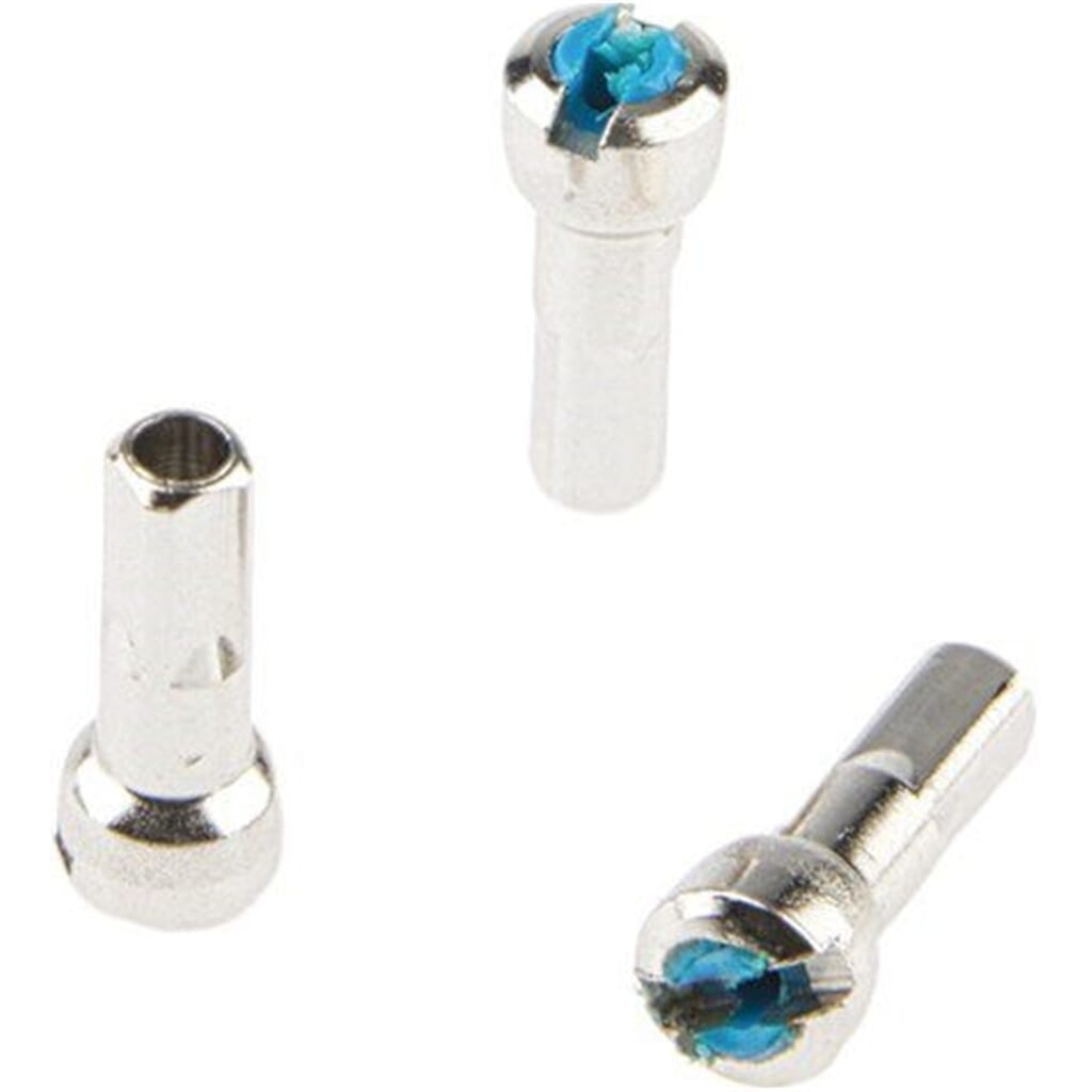 Alpina Spaaknippel met ronde kop 14G 15.0mm 4 Fg 2.3 ABS messing zilver (144 stuks)