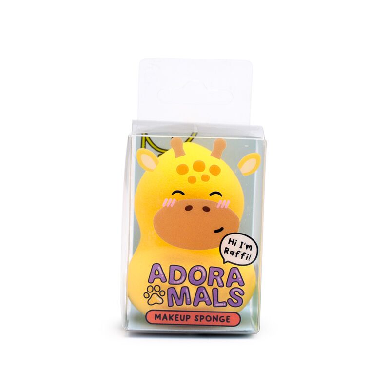 Adoramals raffi de giraffe make up blender spons