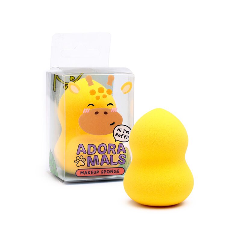 Adoramals raffi de giraffe make up blender spons