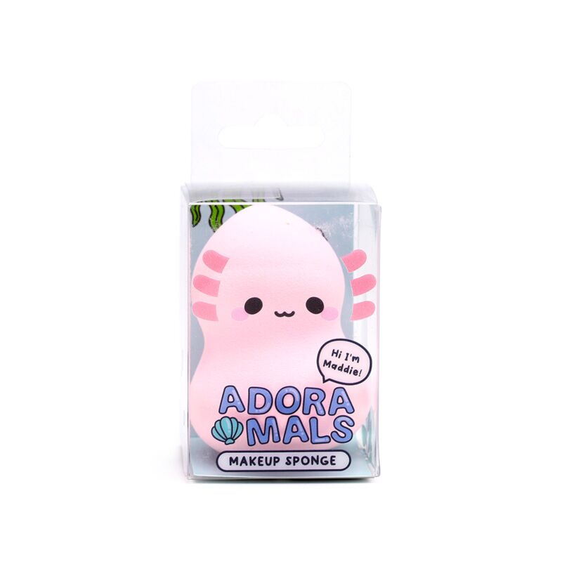 Adoramals maddie de axolotl make up blender spons