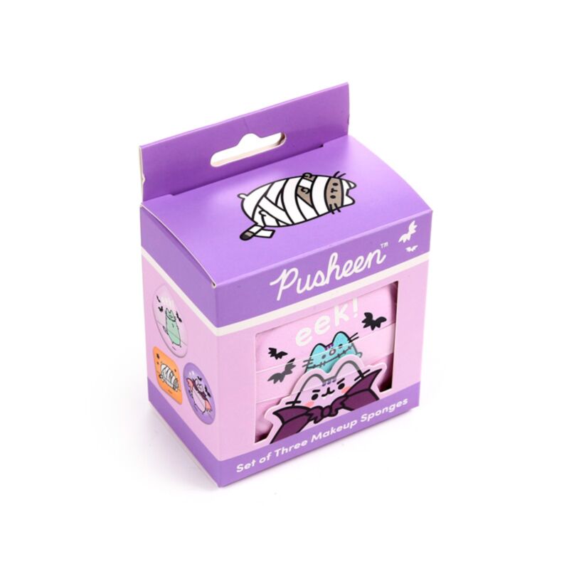 Union pusheen de kat halloween set van 3 make up sponsjes
