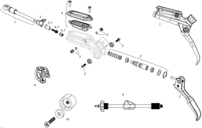 Sram scheibenbremse level ultimate disc brake level ultimate fr.