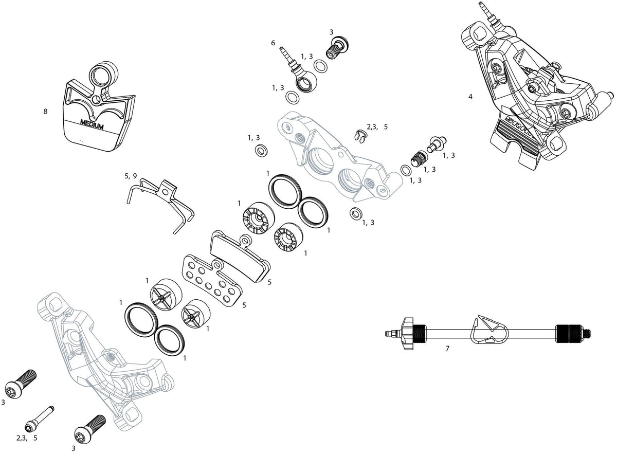 Sram g2 ultimate carbon disc brake