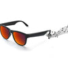 Caliber soundglasses smart-bril gepolariseerd - rood