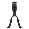 standaard dubbel verstelbaar 24-28 inch aluminium zwart