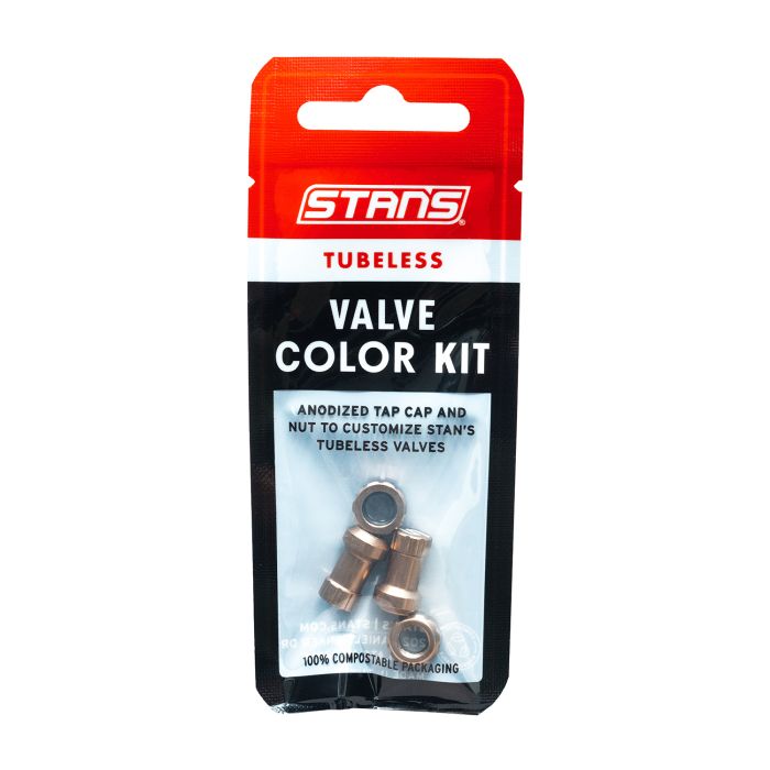 Stan's tubeless valve color kit - copper