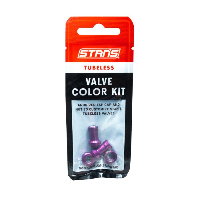 Stans stan's tubeless valve color kit - purple