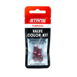 Stan's tubeless valve color kit - red - afbeelding 1