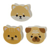 Set van 3 adoramals mopshond kat shiba inu gummen