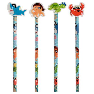 Ahoy oceaan piraat vrienden - gum potlood