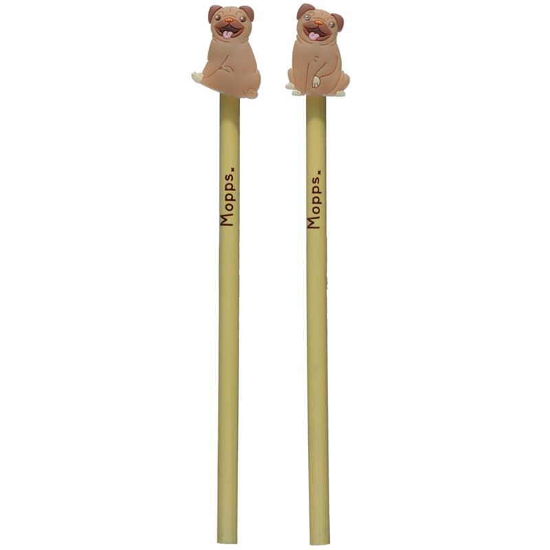 Mopshond - pvc top potlood