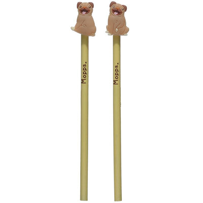 Mopshond - pvc top potlood