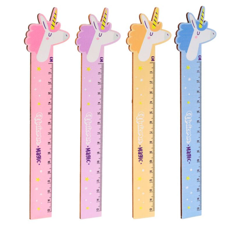 Unicorn magic houten liniaal 15cm