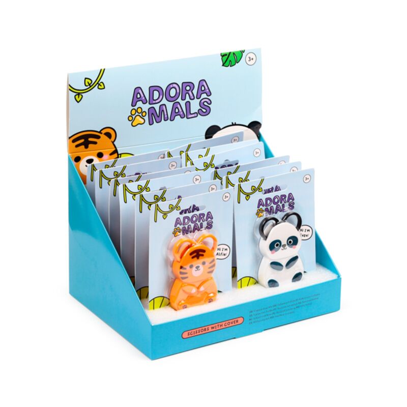 Abi adoramals wilde dieren kinderschaar in magnetische houder