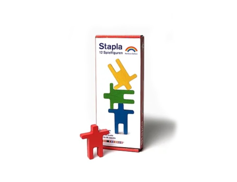 Neue freunde stapla - speelfiguren - rainbow