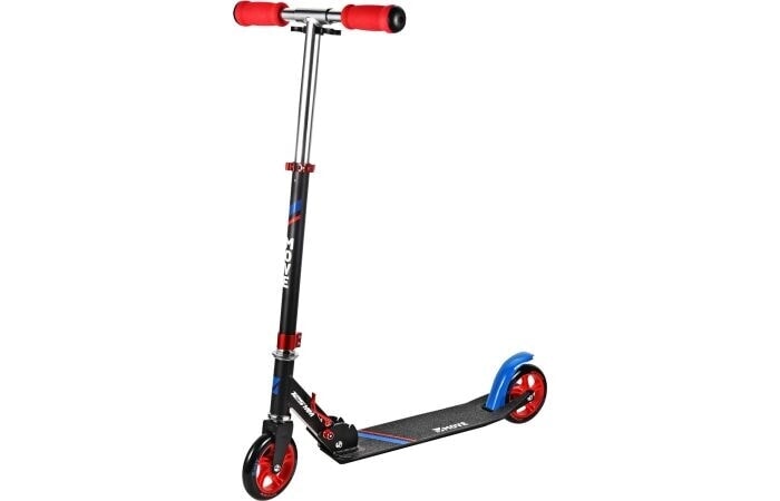 Move 125 2-wiel kinderstep opvouwbaar junior zwart rood