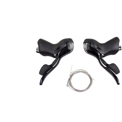 Verstellerset STI 2 x 8 speed Sunrace ST-R81 inclusief binnenkabels