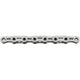 Spanninga sunrace ketting cn11x 11v 126l flat top zilver