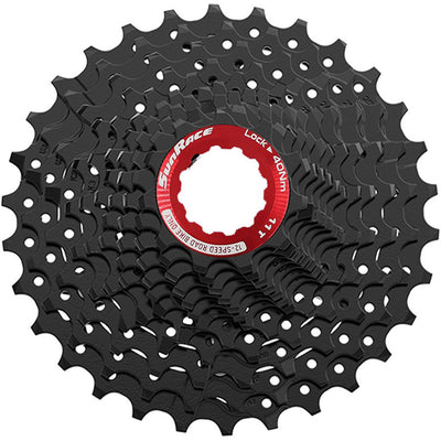 Superior sunrace cassette csrz800 12v 11-30t zwart rood