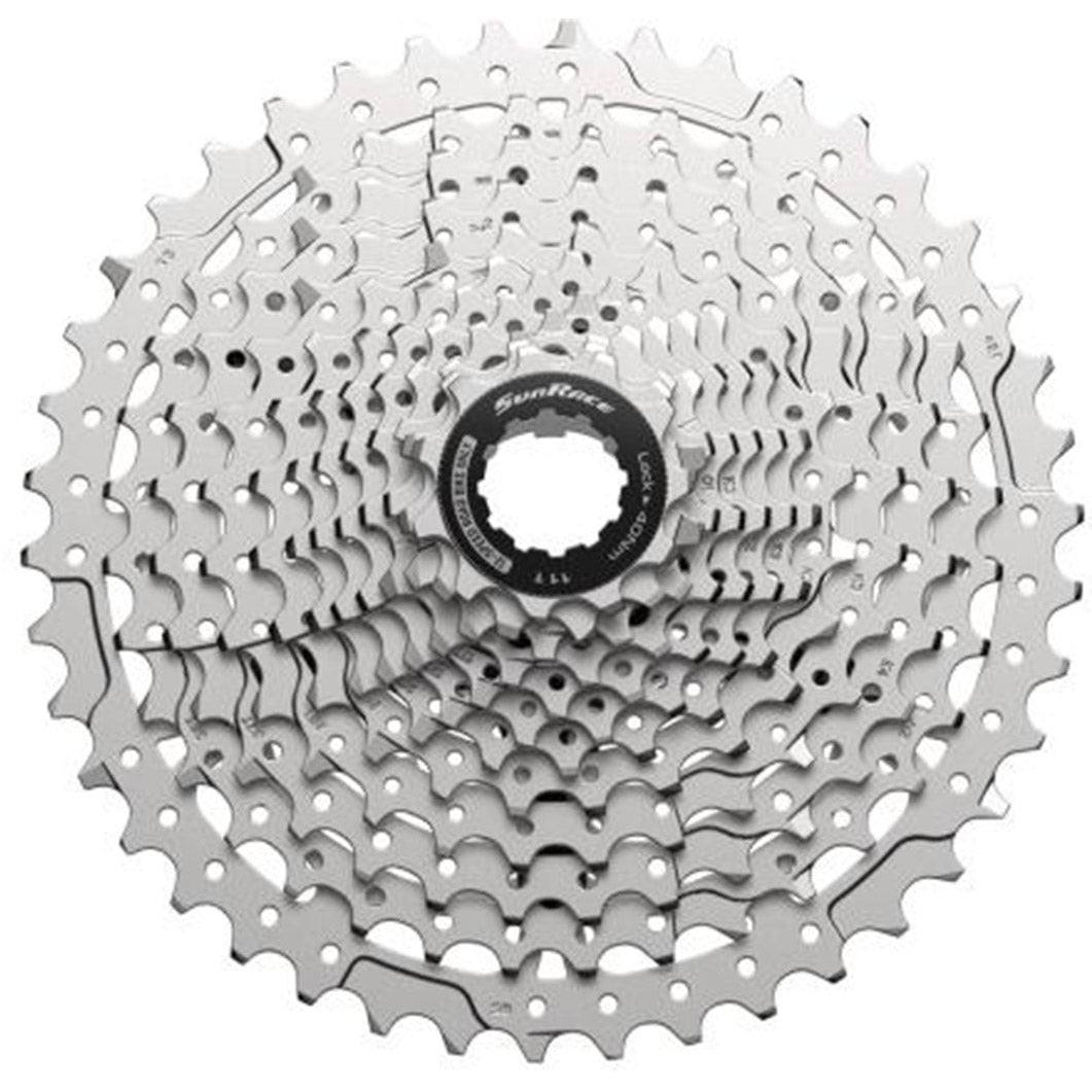 Superior sunrace cassette csrz800 12v 11-46t zilver