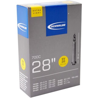 Schwalbe Binnenband sv20 60mm 28 inch race 18 25-622 extra licht 65gr