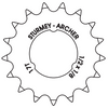 Sturmey-archer europa n.v. tandwiel sturmey archer 17t - 1 8 vlak model - chroom