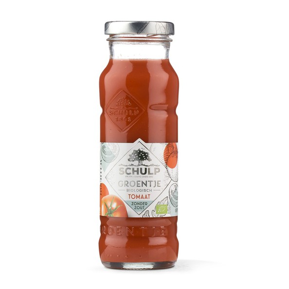 Schulp 100% biologische tomatensap flesje (15x 20cl)