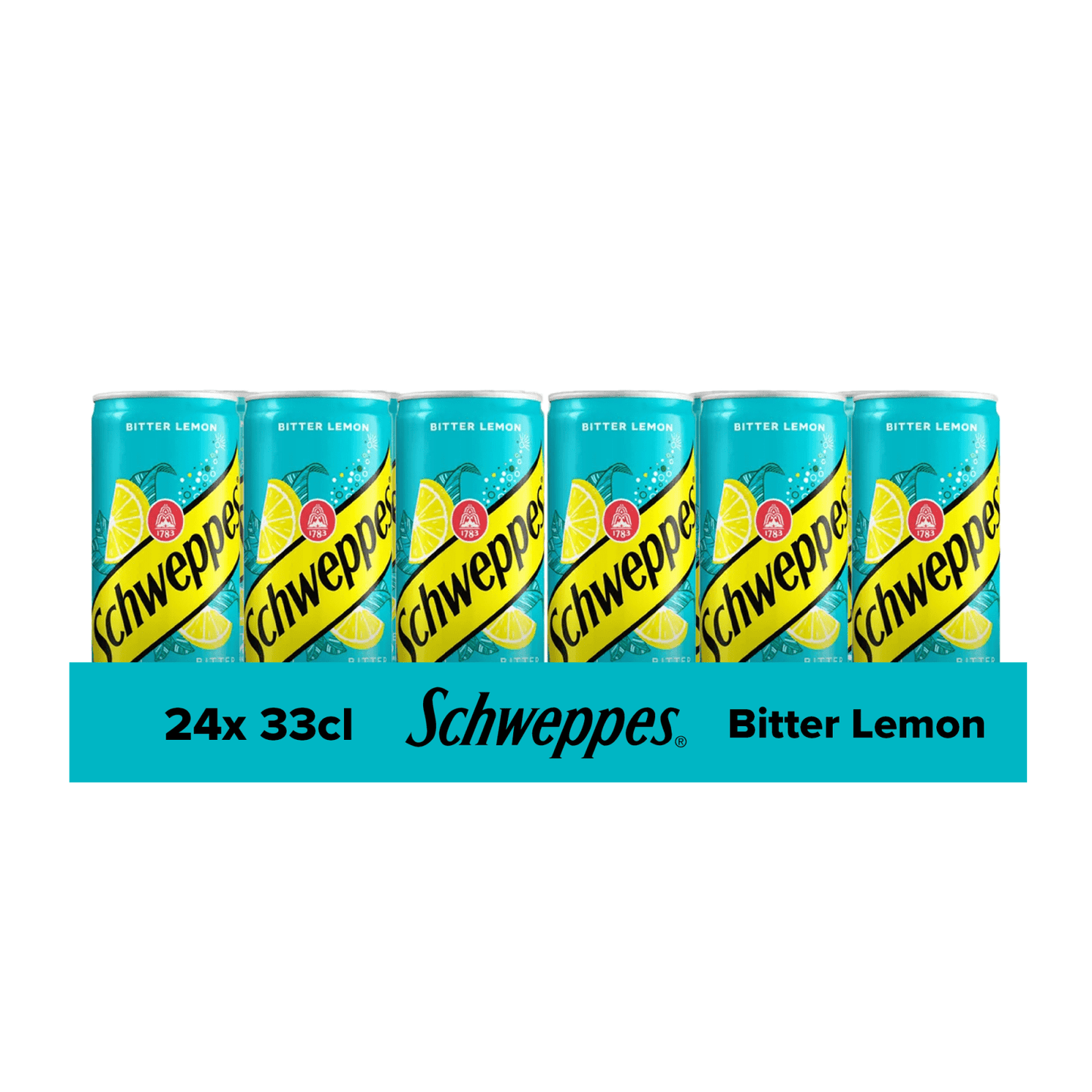 Schweppes bitter lemon blik (24x 33cl)