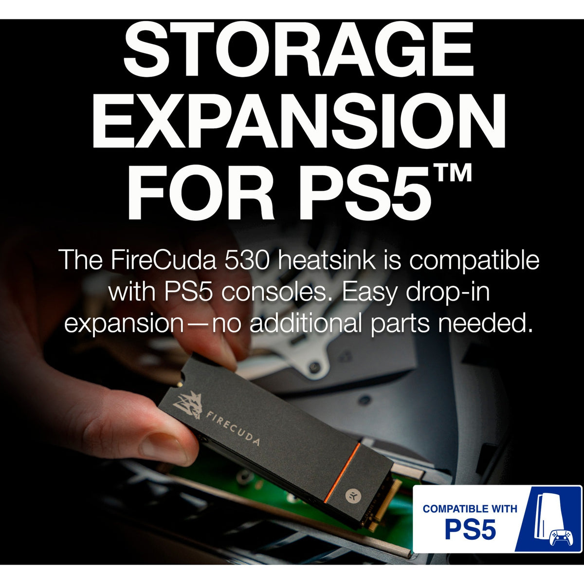 Seagate FireCuda 530 500 GB met heatsink