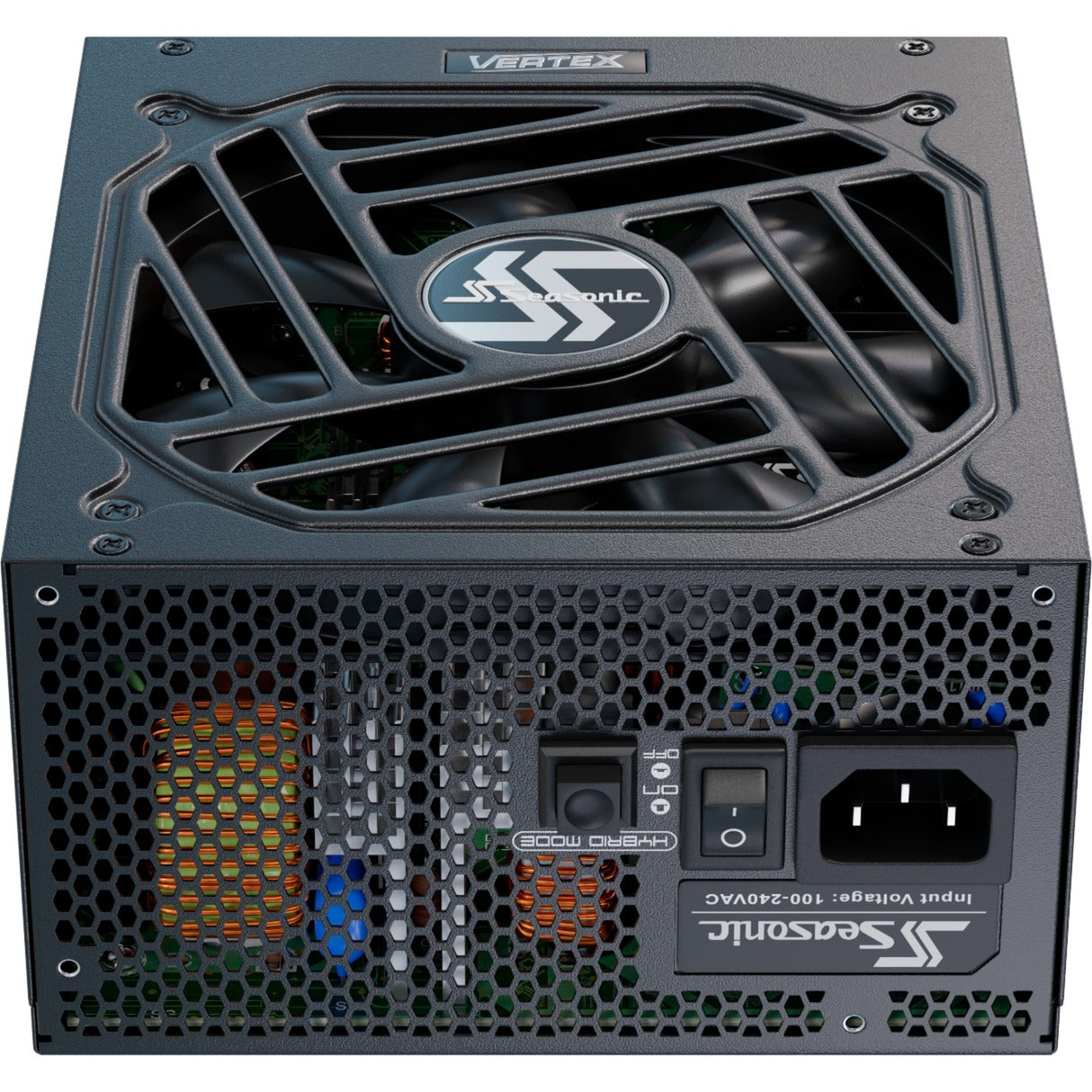 Seasonic vertex px-850 modulaire 850 watt voeding (zwart, 1x 12v-2x6, 3x pcie)