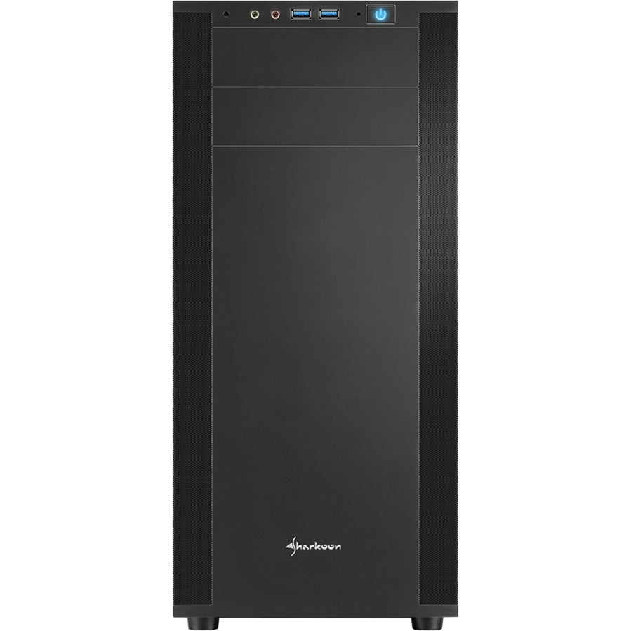 Sharkoon m25-v midi tower behuizing (zwart | 2x usb-a)