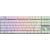 Sharkoon purewriter tkl rgb, gaming toetsenbord (wit, us lay-out, kailh blue, rgb leds, tkl)