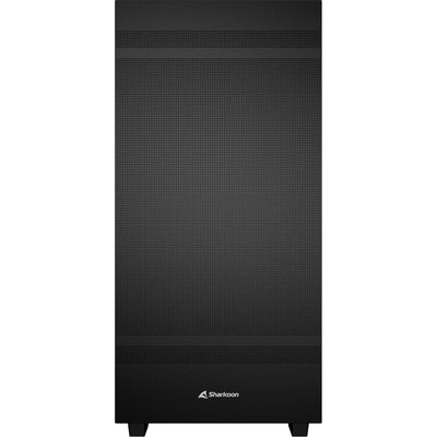 Sharkoon rebel c50 black midi tower behuizing (zwart | 2x usb-a | 1x usb-c)